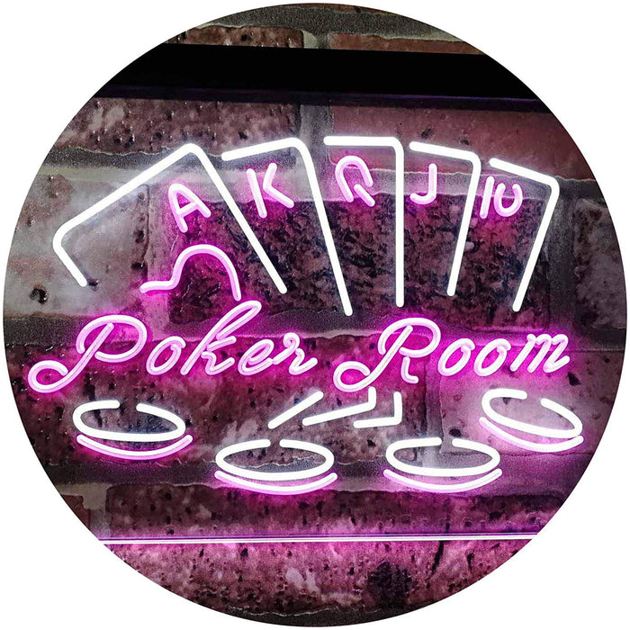 Poker Room LED Neon Light Sign - Way Up Gifts