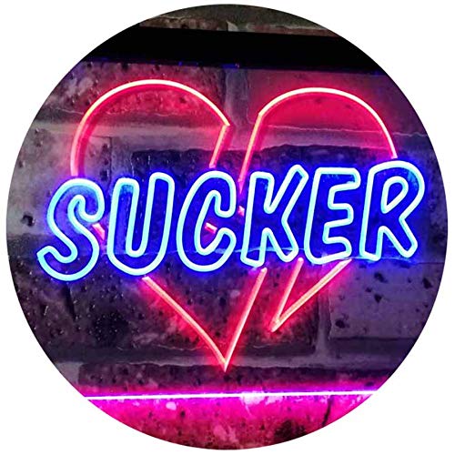 Love Broken Heart Sucker LED Neon Light Sign - Way Up Gifts