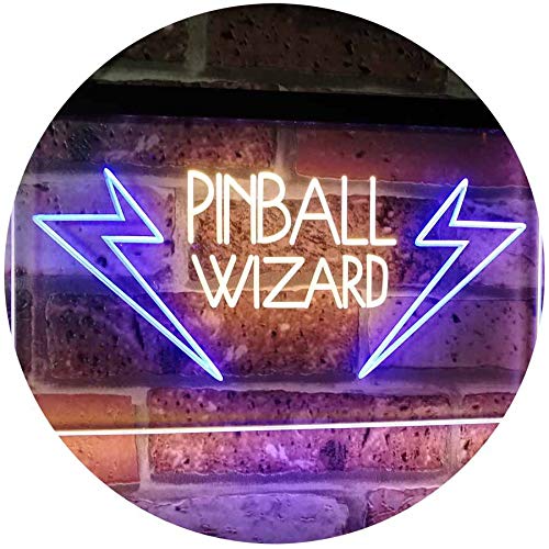Arcade Game Room Pinball Wizard LED Neon Light Sign - Way Up Gifts