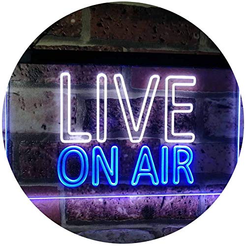 Live On Air Recording Studio LED Neon Light Sign - Way Up Gifts