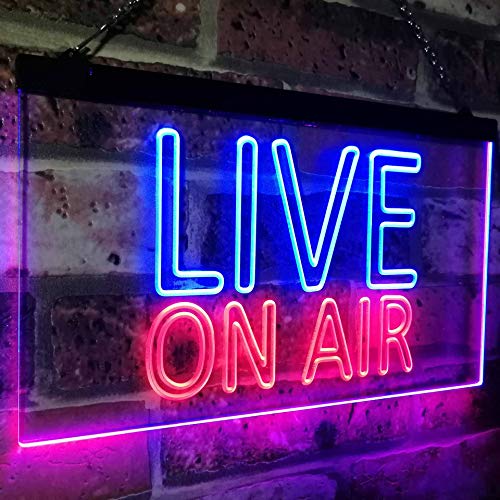 On Air Neon Signs, LED Studio Live Decorative Lights, On Air Neon lights  Wall Decor For influencers Podcasts,live streams,Stadios,Nightclub, Man  Cave