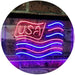 USA Flag LED Neon Light Sign - Way Up Gifts