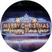 Merry Christmas & Happy New Year Dual Color LED Neon Light Sign - Way Up Gifts