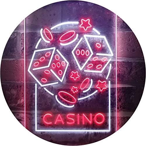Casino Dice Game Man Cave LED Neon Light Sign - Way Up Gifts