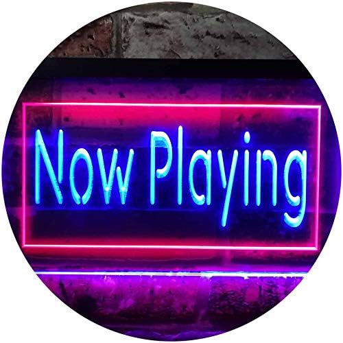 Now Playing Movie Night Home Theater LED Neon Light Sign - Way Up Gifts