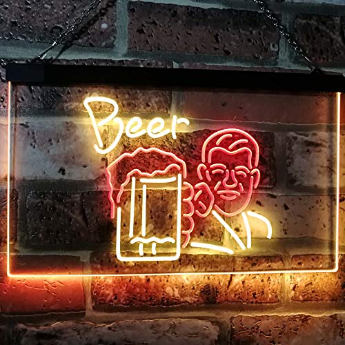 Classic Man Cave Beer LED Neon Light Sign - Way Up Gifts
