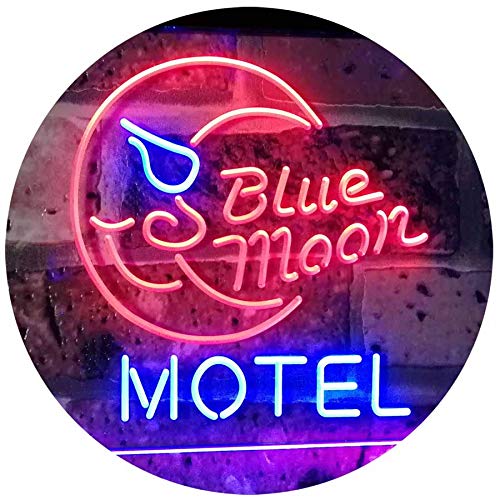 Blue Moon Motel LED Neon Light Sign - Way Up Gifts