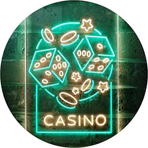 Casino Dice Game Man Cave LED Neon Light Sign - Way Up Gifts