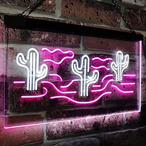 Desert Cactus LED Neon Light Sign - Way Up Gifts
