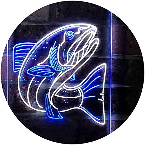 Salmon Fish LED Neon Light Sign - Way Up Gifts