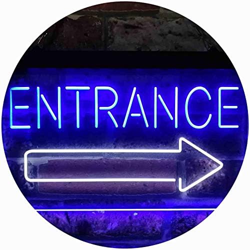 Entrance Right Arrow LED Neon Light Sign - Way Up Gifts