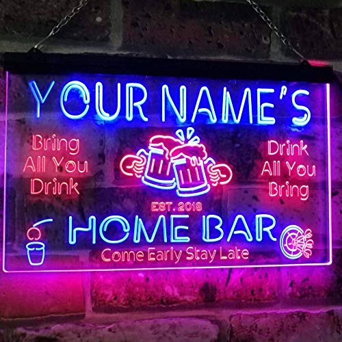 Buy Custom Home Bar LED Neon Light Sign – Way Up Gifts