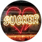 Love Broken Heart Sucker LED Neon Light Sign - Way Up Gifts