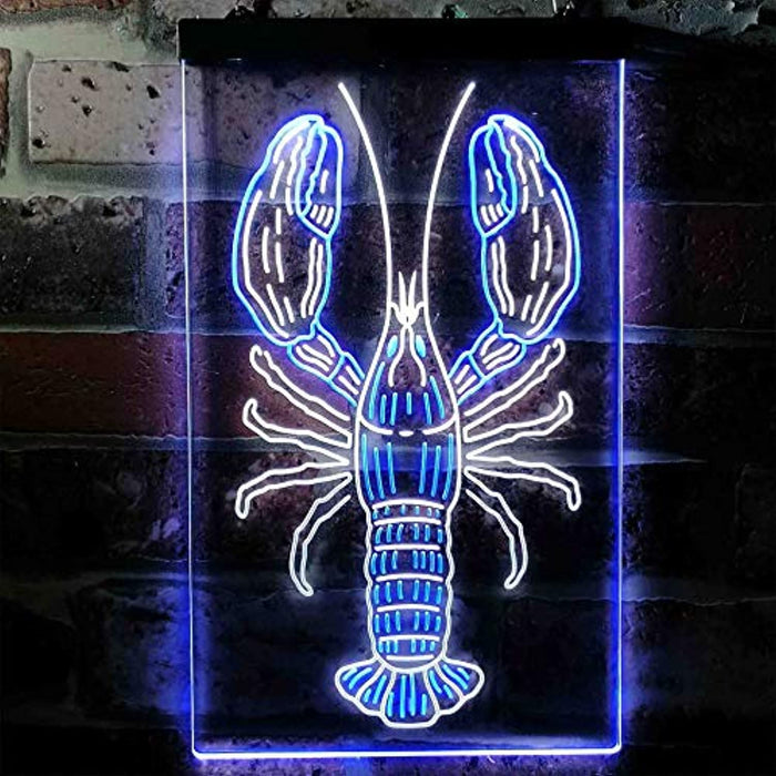 Lobster Seafood Restaurant LED Neon Light Sign - Way Up Gifts
