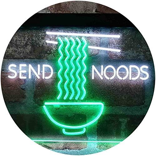 Humor Send Noods Nudes Noodles Home Decoration LED Neon Light Sign - Way Up Gifts