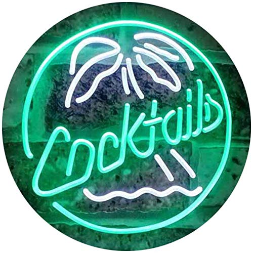 Palm Tree Cocktails LED Neon Light Sign - Way Up Gifts