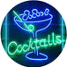 Cocktails Bar Glass LED Neon Light Sign - Way Up Gifts