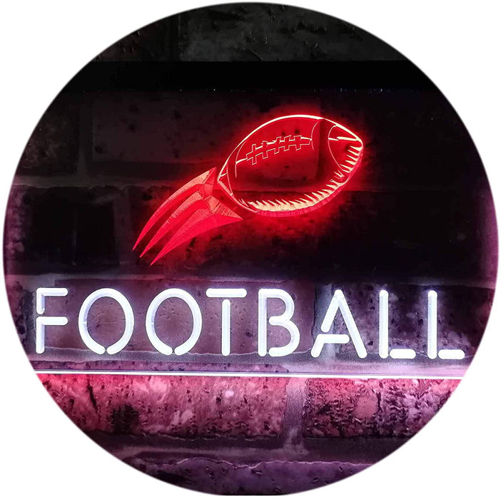 Man Cave Football LED Neon Light Sign - Way Up Gifts
