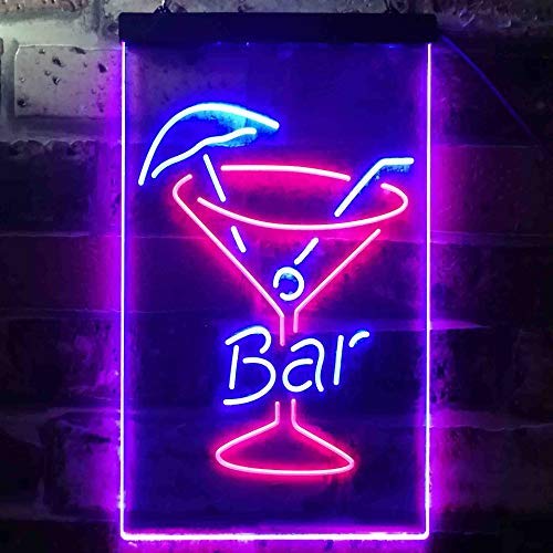 Buy Cocktail Glass Bar LED Neon Light Sign — Way Up Gifts