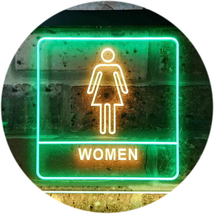 Women Bathroom Restroom LED Neon Light Sign - Way Up Gifts