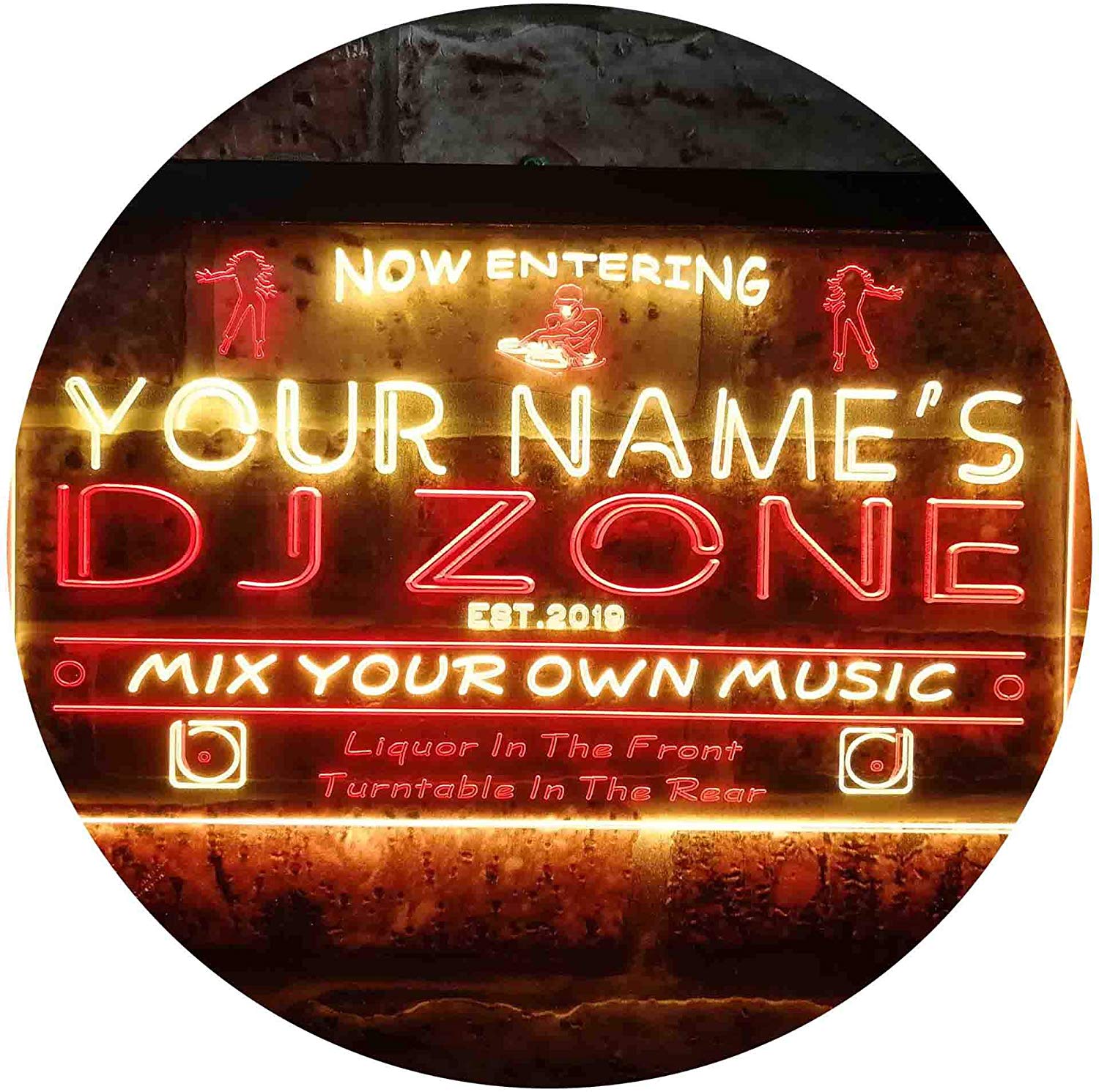 Custom Music DJ Zone DJ Gift LED Neon Light Sign - Way Up Gifts
