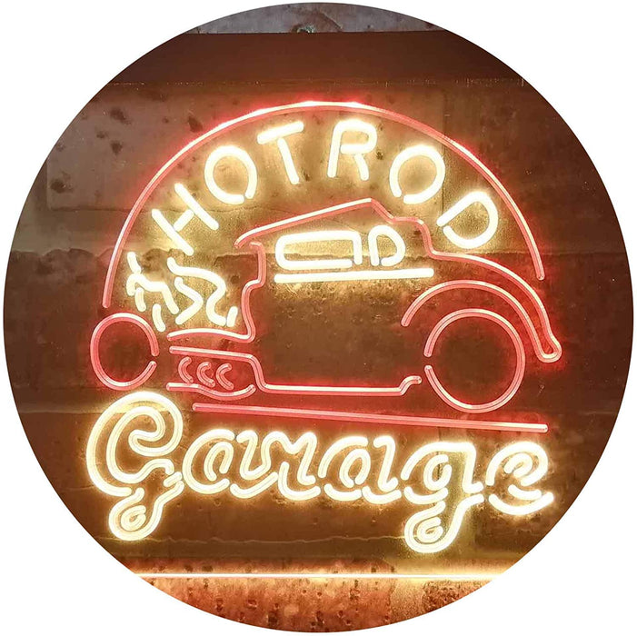 Hot Rod Garage LED Neon Light Sign - Way Up Gifts
