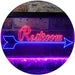 Right Arrow Restroom LED Neon Light Sign - Way Up Gifts