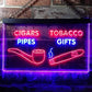 Cigar Pipes Tobacco Gifts LED Neon Light Sign - Way Up Gifts