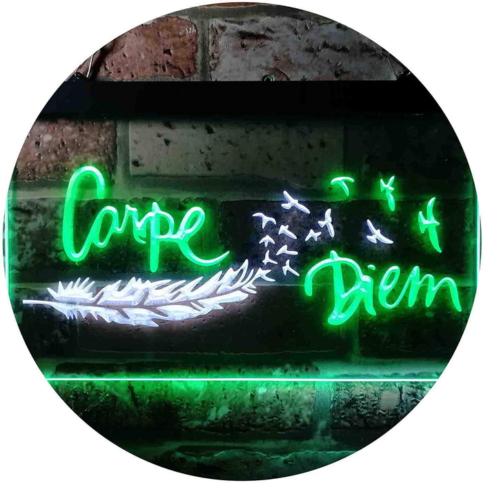 Carpe Diem Seize The Day LED Neon Light Sign - Way Up Gifts