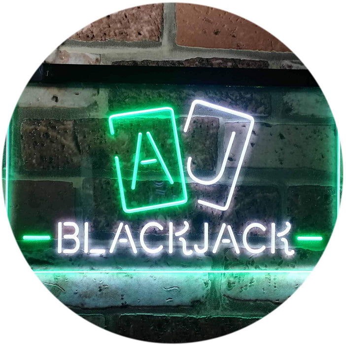 Poker Blackjack LED Neon Light Sign - Way Up Gifts