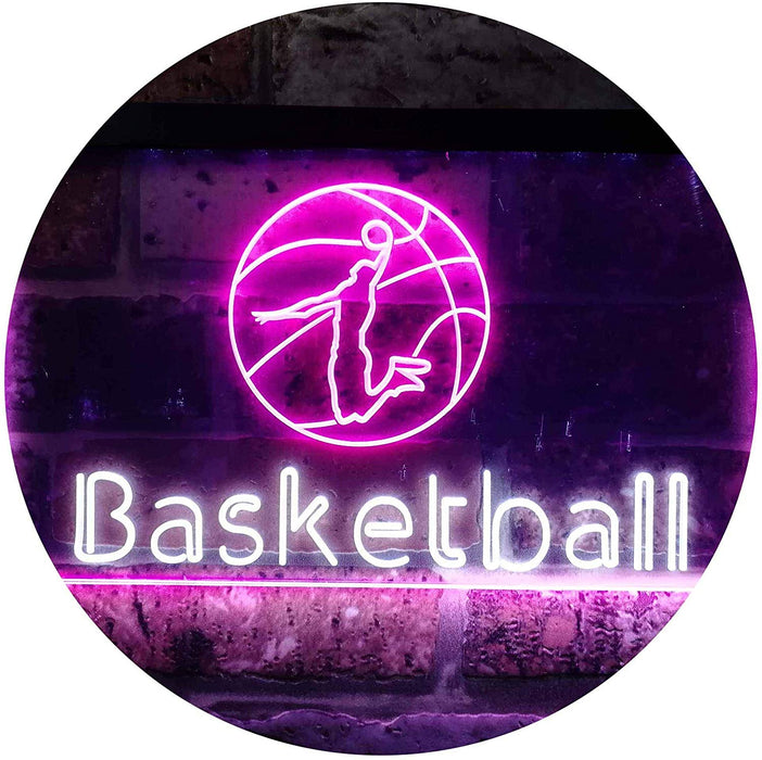 Sports Man Cave Basketball LED Neon Light Sign - Way Up Gifts
