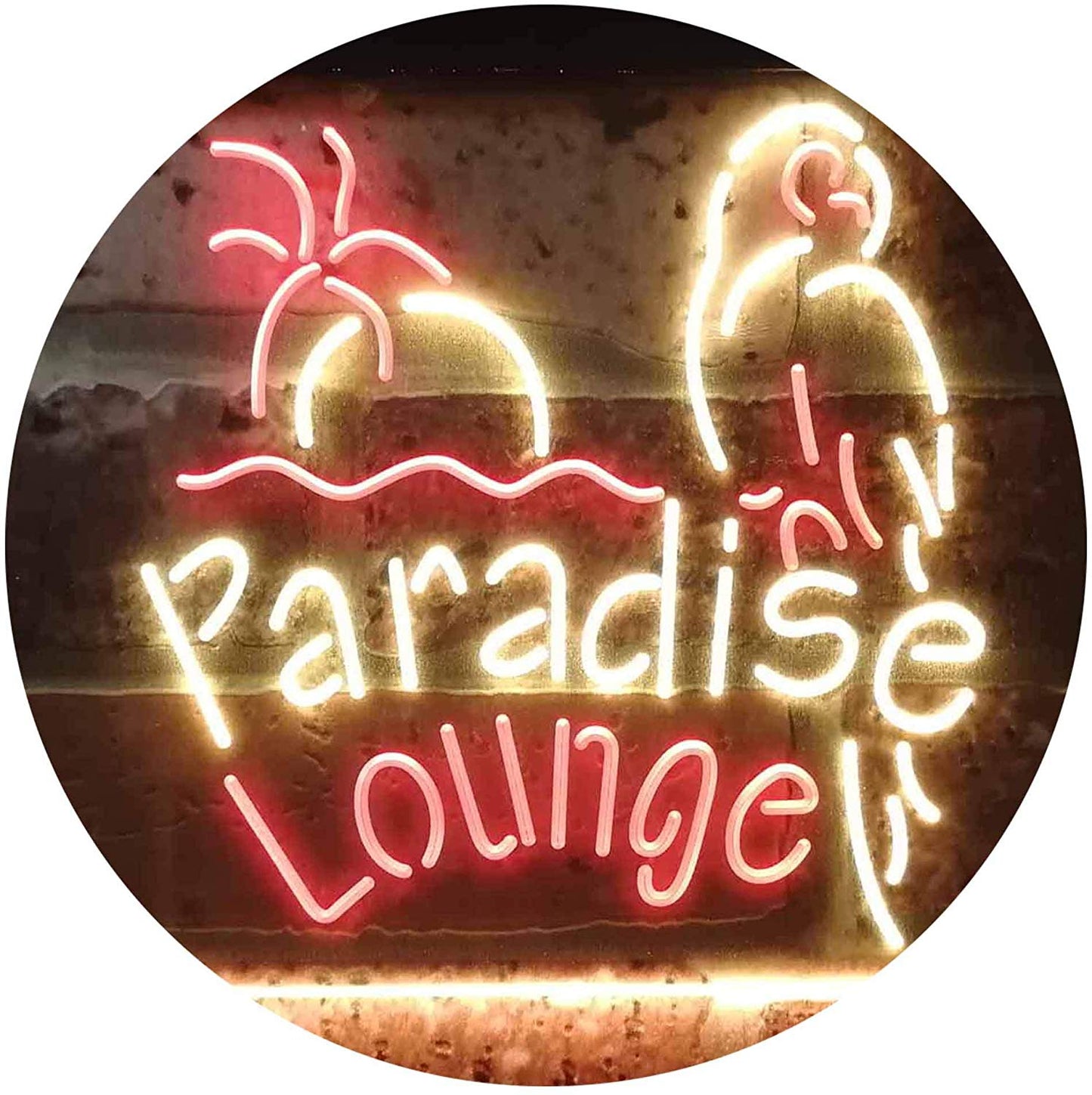 Parrot Paradise Lounge Bar LED Neon Light Sign - Way Up Gifts
