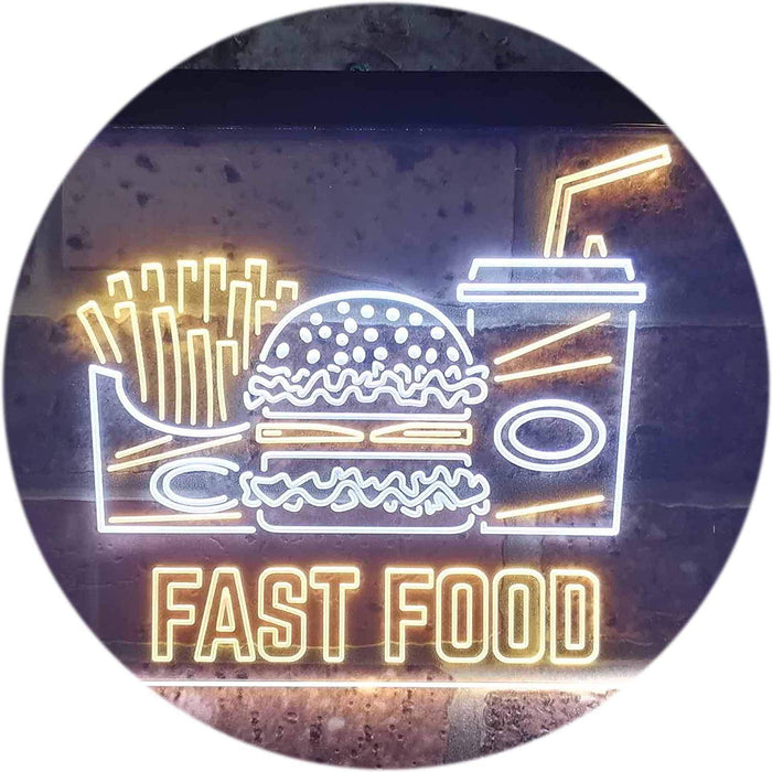 Fast Food LED Neon Light Sign - Way Up Gifts
