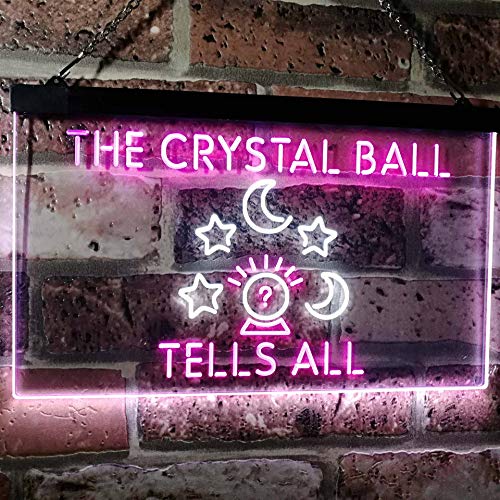 Psychic Fortune Teller Crystal Ball LED Neon Light Sign - Way Up Gifts