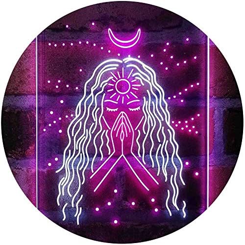 Psychic Girl Moon Star Bedroom Decoration LED Neon Light Sign - Way Up Gifts