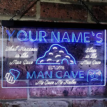 Man Cave LED Neon Light Signs – Way Up Gifts