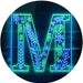 Family Name Letter M Initial Monogram LED Neon Light Sign - Way Up Gifts