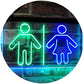 Men Women Bathroom Restroom LED Neon Light Sign - Way Up Gifts