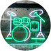 Drum Set Music Instruments LED Neon Light Sign - Way Up Gifts