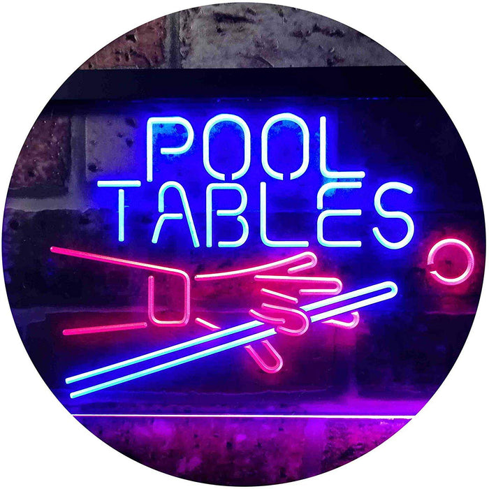 Billiards Pool Tables LED Neon Light Sign - Way Up Gifts