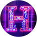 Family Name Letter H Monogram Initial LED Neon Light Sign - Way Up Gifts