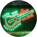 Guitar Cafe Bar Restaurant Live Music LED Neon Light Sign - Way Up Gifts