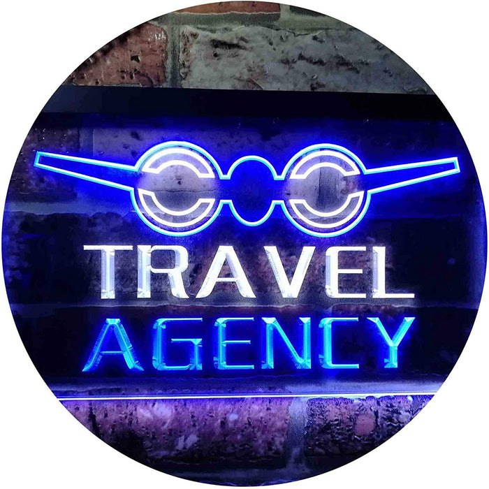 Travel Agency LED Neon Light Sign - Way Up Gifts