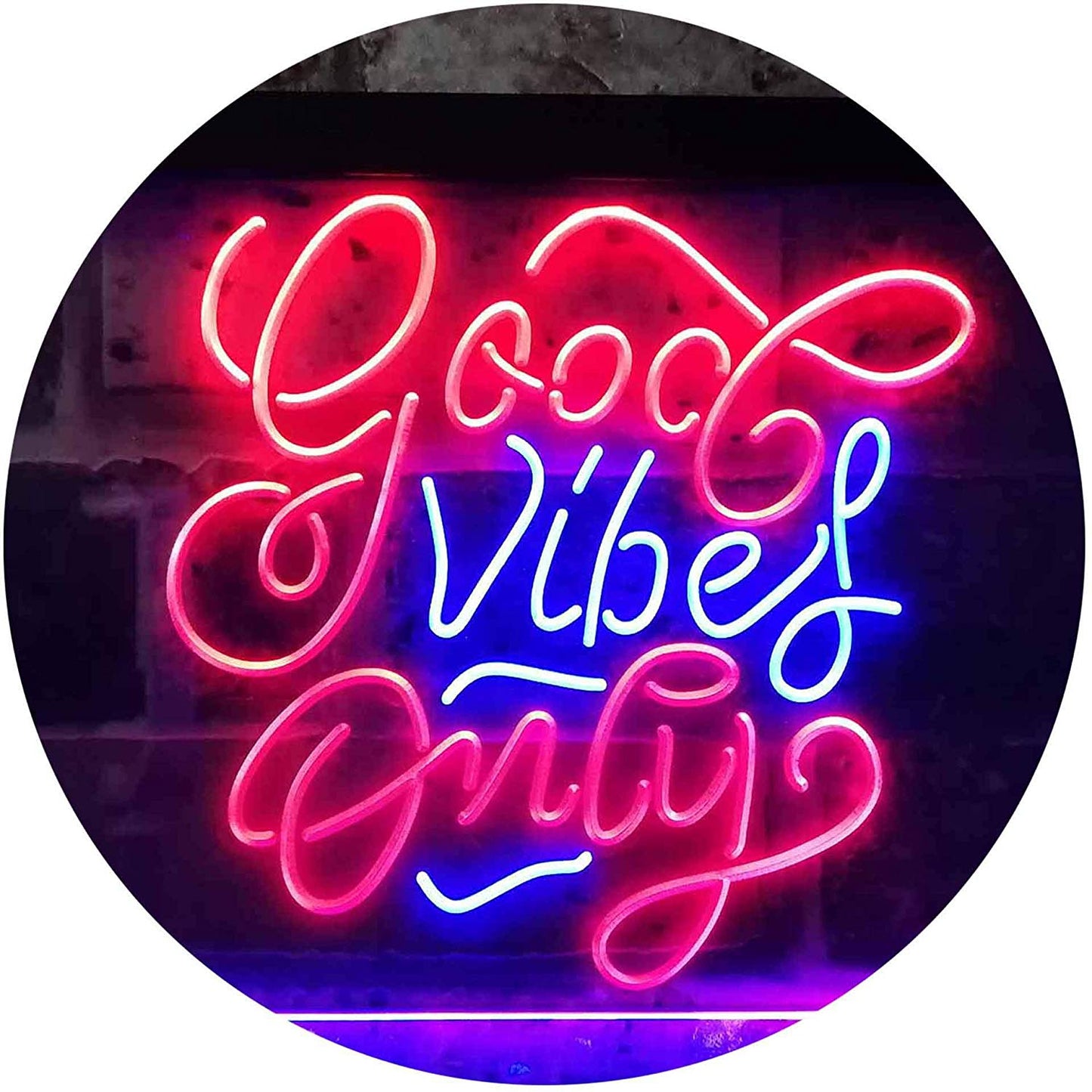 Good Vibes Only LED Neon Light Sign - Way Up Gifts
