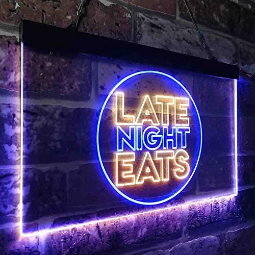 Late Night Eats LED Neon Light Sign - Way Up Gifts
