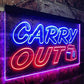 Food to Go Carry Out LED Neon Light Sign - Way Up Gifts