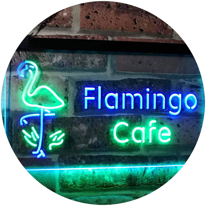 Flamingo Cafe LED Neon Light Sign - Way Up Gifts
