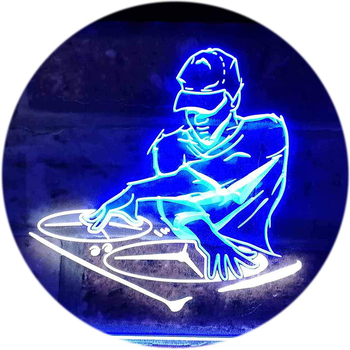 DJ Disc Jockey Disco Music Bar Beer LED Neon Light Sign - Way Up Gifts