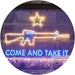 Come and Take It Gun Star Military Army LED Neon Light Sign - Way Up Gifts