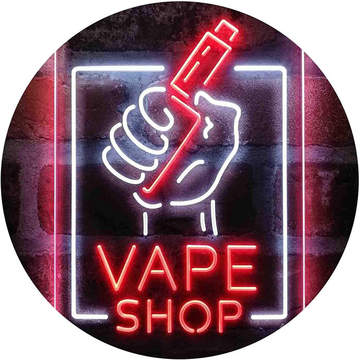 Vape Shop Holding Hand Display LED Neon Light Sign - Way Up Gifts